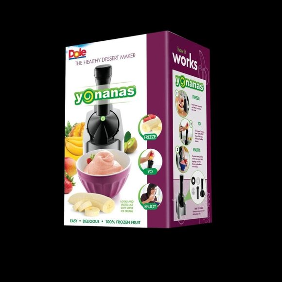 Yonanas Classic Soft-Serve Dessert Maker Complete Frozen Fruit Vegan (Purple) - Picture 3 of 6